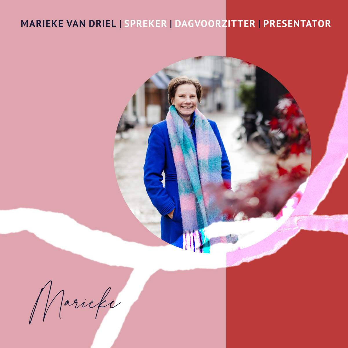 Foto van Marieke voor social media